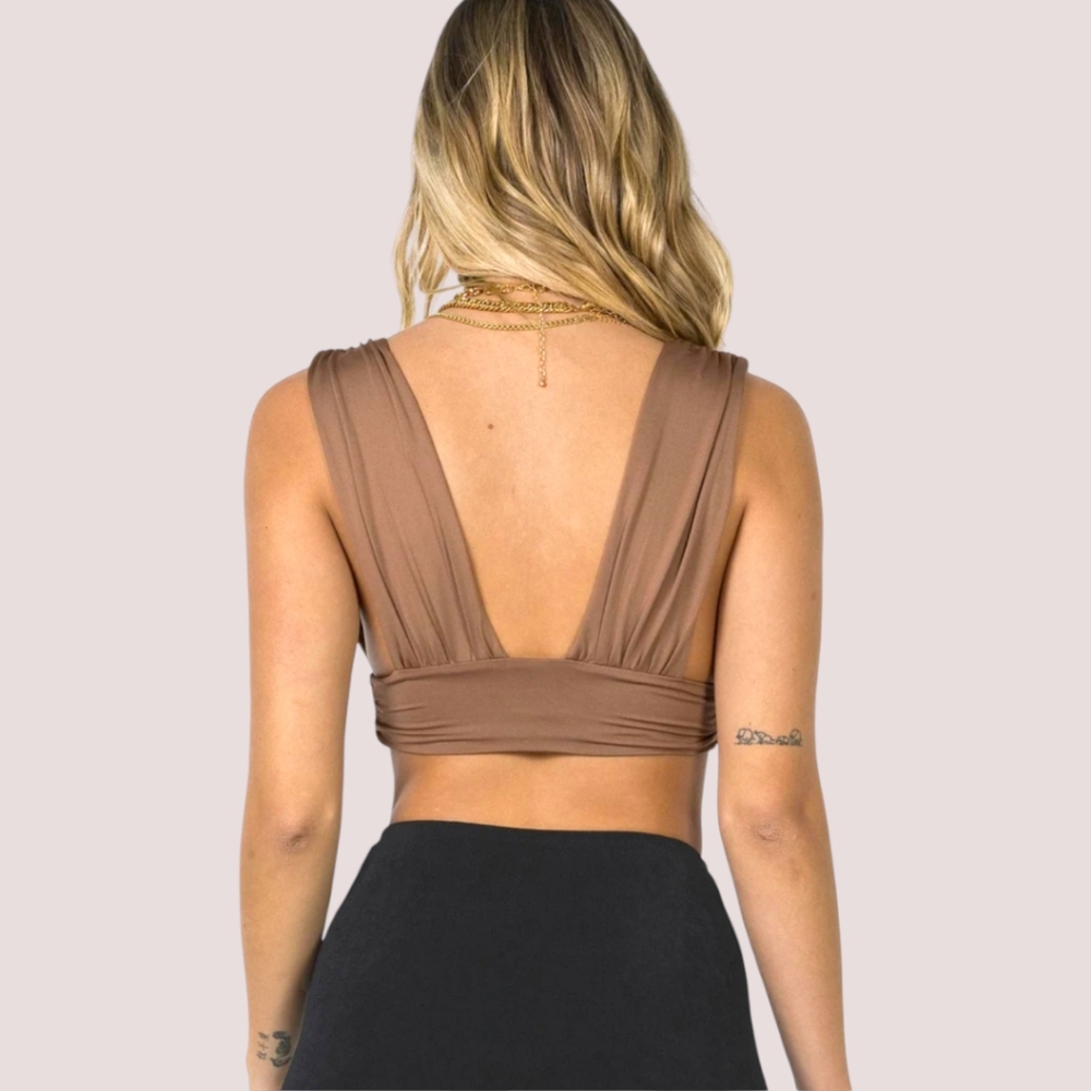 Princess Polly Suki Crop Top Women's Size 2 - Picture 3 of 7